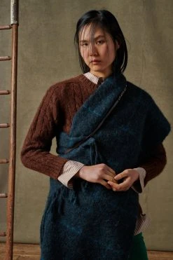 Sœur ECHARPE SOFTY - Écharpe en laine douce et légère - Accessoires élégants -soeur Soldes 013 SIMONE SAPHIR SOFTY PACHA OTTO NOE 0034