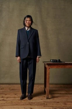 Sœur VESTE SEVRES - Nouvelle Collection | Veste Élégante pour Femme -soeur Soldes 039 SEVRES FELIX BERGAM SAPHIR SQUARE SACRE SOFT 0092