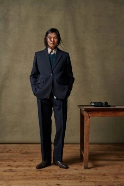 Sœur VESTE SEVRES - Nouvelle Collection | Veste Élégante pour Femme -soeur Soldes 039 SEVRES FELIX BERGAM SAPHIR SQUARE SACRE SOFT 0096