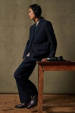 Sœur VESTE SEVRES - Nouvelle Collection | Veste Élégante pour Femme -soeur Soldes 039 SEVRES FELIX BERGAM SAPHIR SQUARE SACRE SOFT 0101