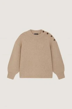 Sœur Pull Sacha - Nouvelle Collection | Vêtements Femme Élégants -soeur Soldes PUL1109SACHA22WBEI01 1