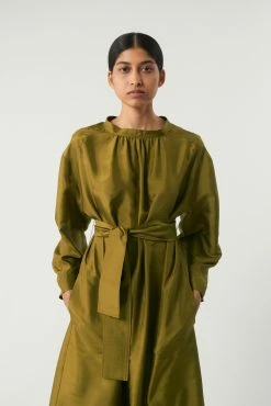 Robe SASKIA - Nouvelle Collection | Sœur -soeur Soldes SASKIA PRISCILLE PACHA 1244 RETOUCHE