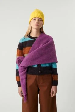 Écharpe Sœur SOFT - Écharpe en Laine Douce et Confortable - Accessoire Élégant pour Toutes les Saisons -soeur Soldes SEPTEMBRE PEPINO NINETTE SOFT PITAYA 1065 RETOUCHE