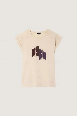 Sœur TEE-SHIRT VALENTINA - Nouvelle Collection | T-shirt Femme Élégant -soeur Soldes TSH1110VALENTIN22WBEI04